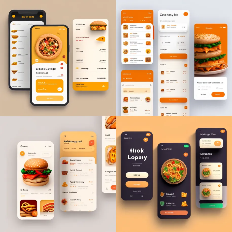 Third take on UI design for food ordering app.