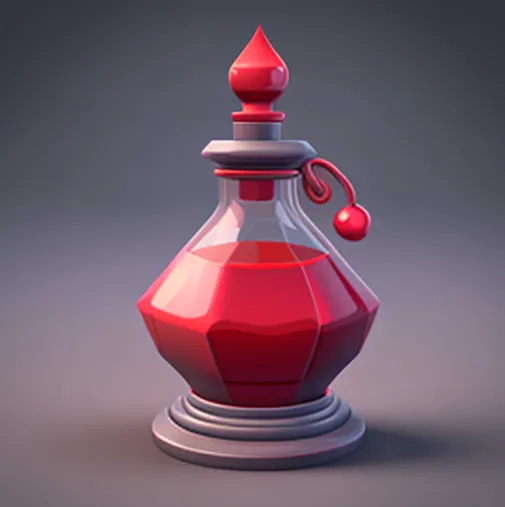 icon of a red health potion
