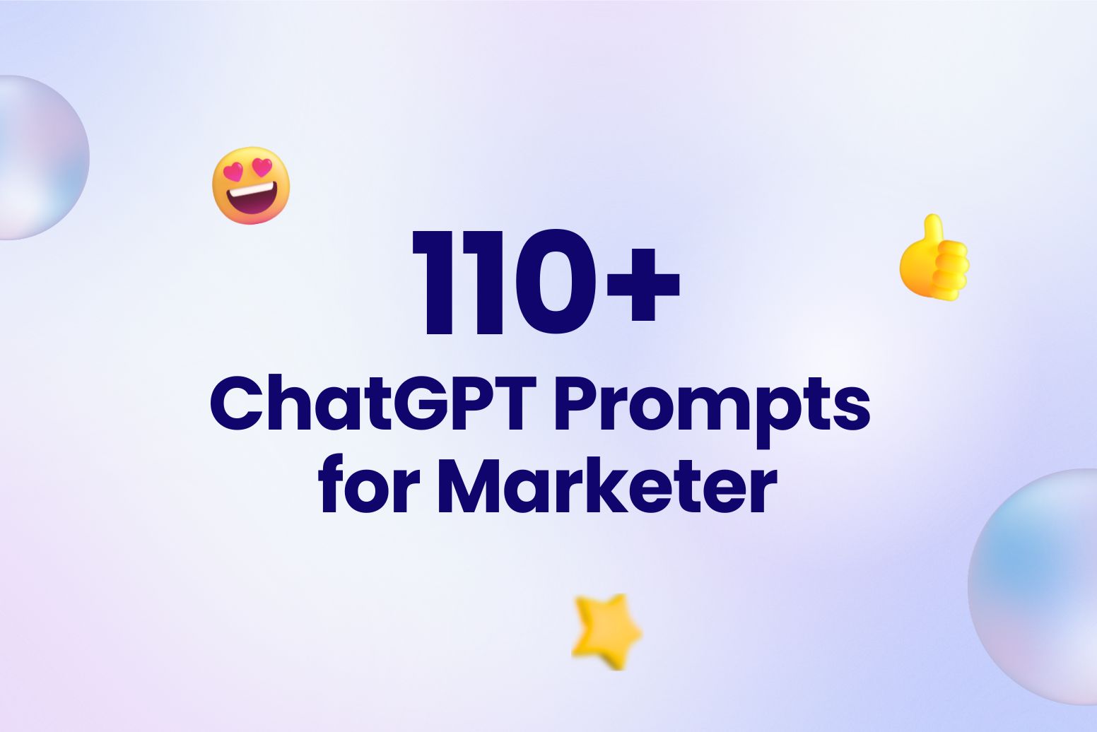 110+ ChatGPT Prompts for Marketer