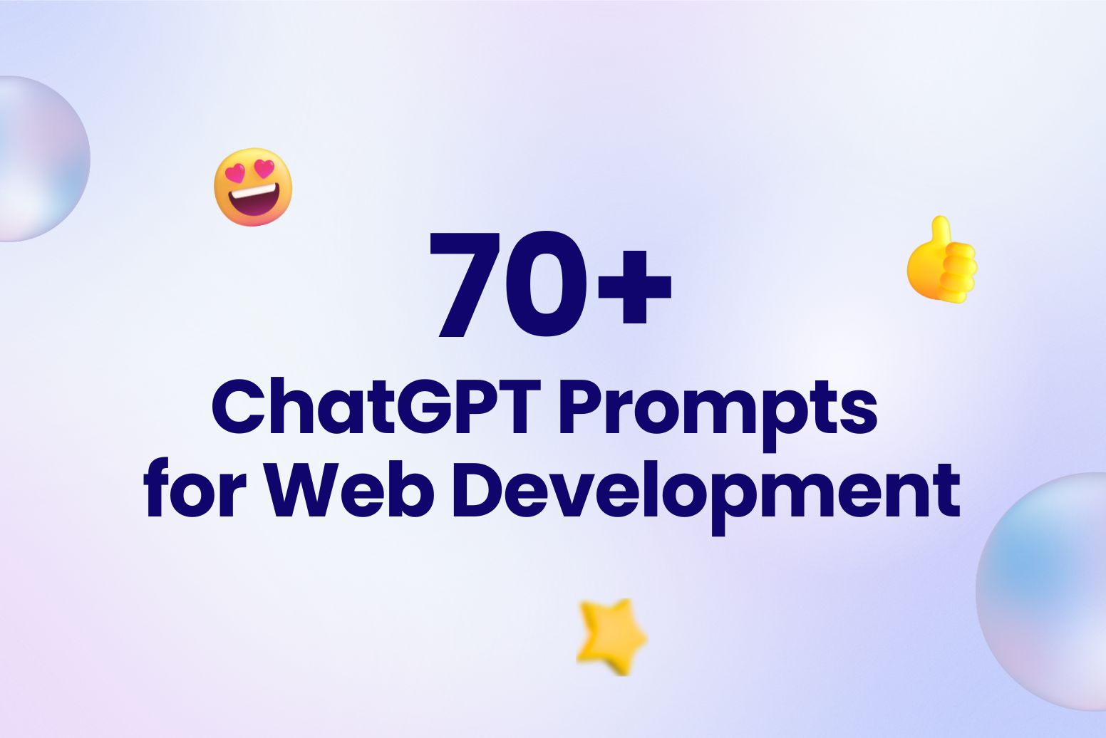 70+ ChatGPT Prompts for Web Development