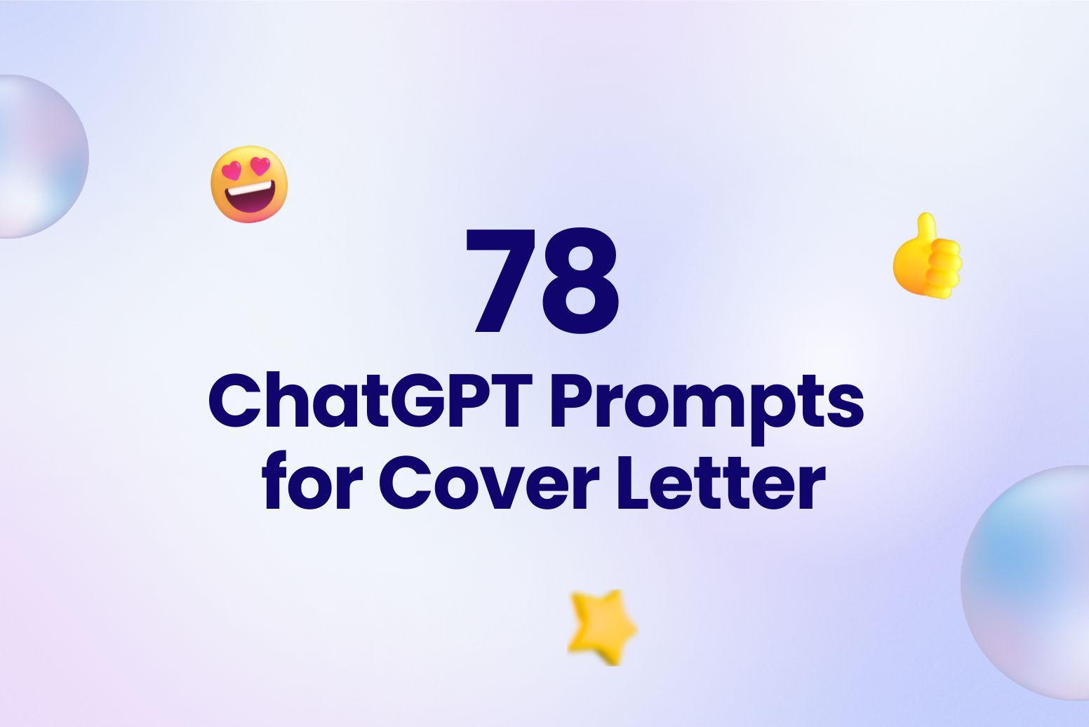 78 ChatGPT Prompts for Cover Letter