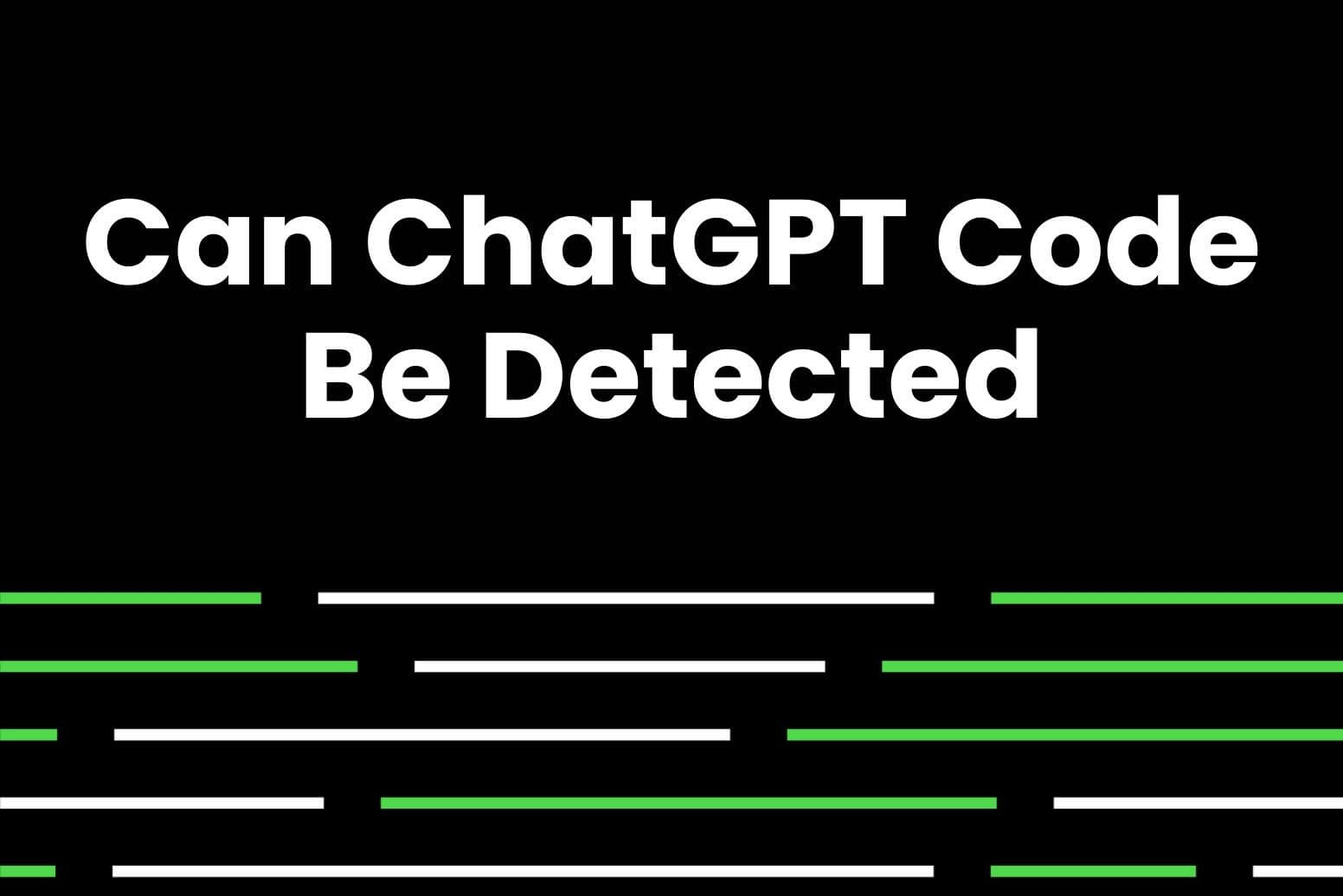 Can ChatGPT Be Detected