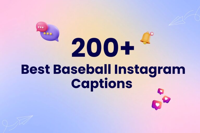 200+ Best, Short, Hard Baseball Instagram Captions