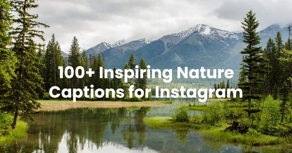 100+ Best and Short Nature Captions for Instagram 2024 Arvin