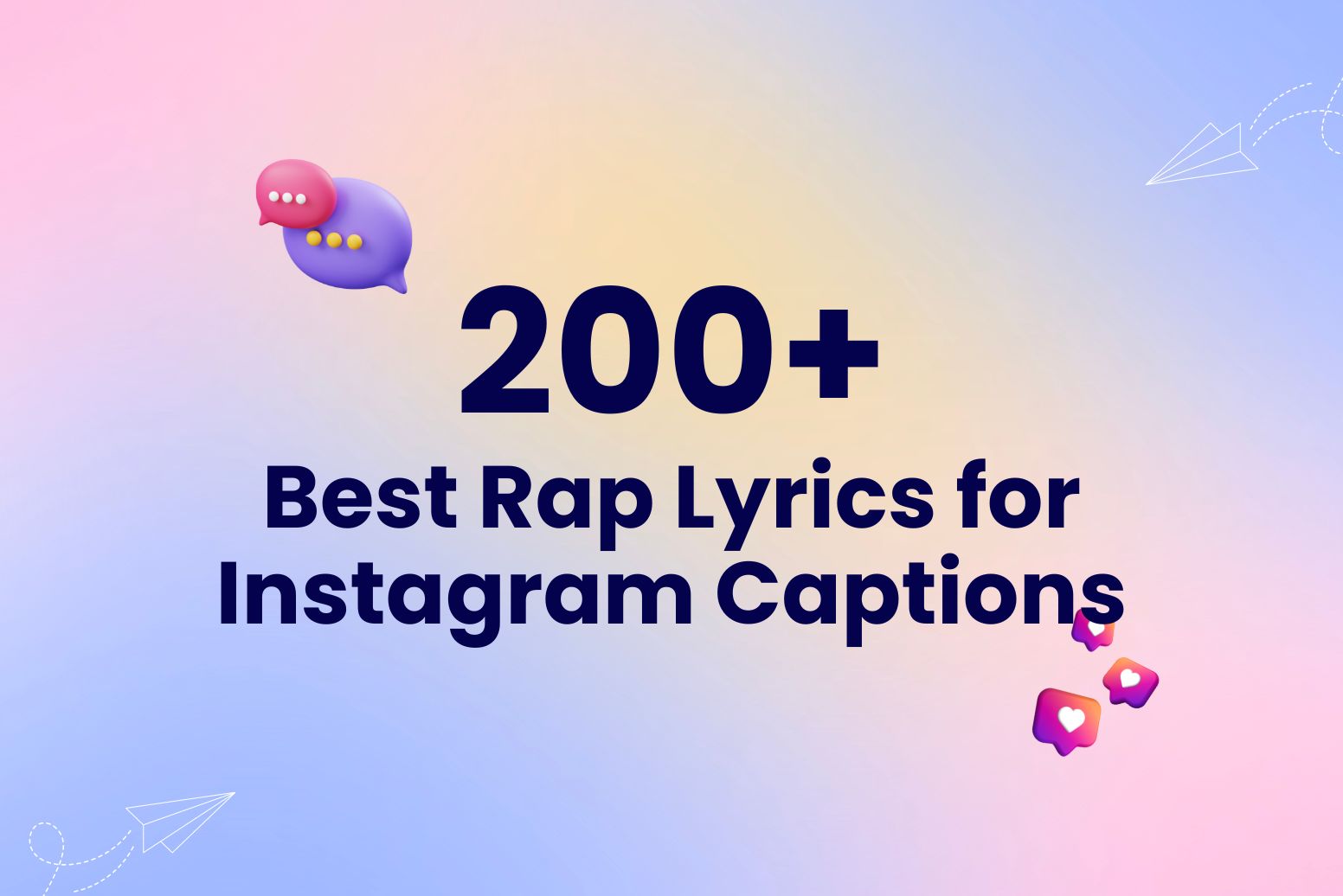 200+ Best Rap Lyrics for Instagram Captions—All Types! - Arvin