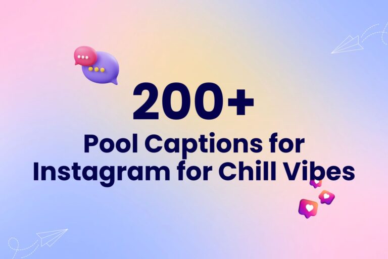 200+ Pool Captions for Instagram for Chill Vibes
