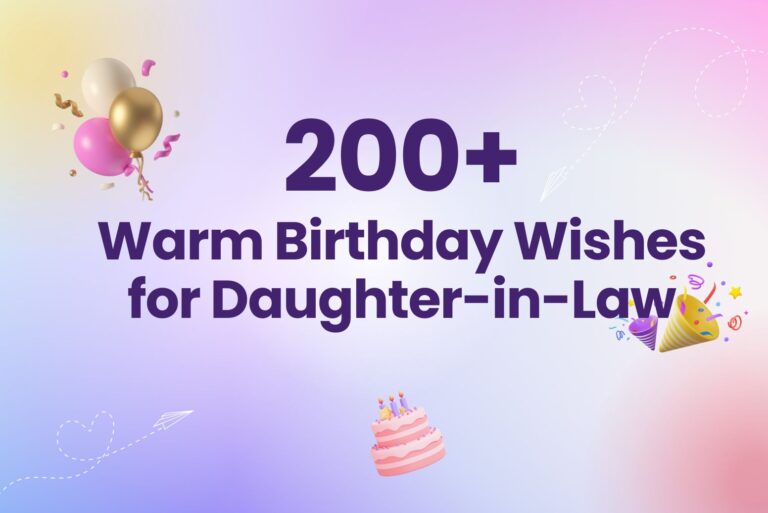 200+ Warm Birthday Wishes for Daughter-in-Law
