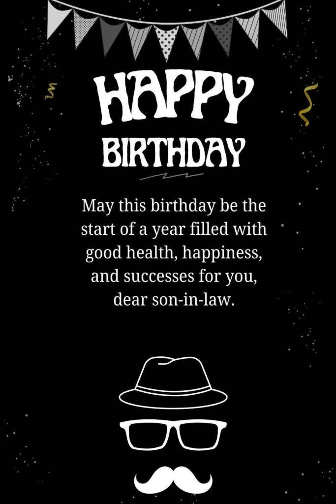 Birthday Blessings for Son-in-law