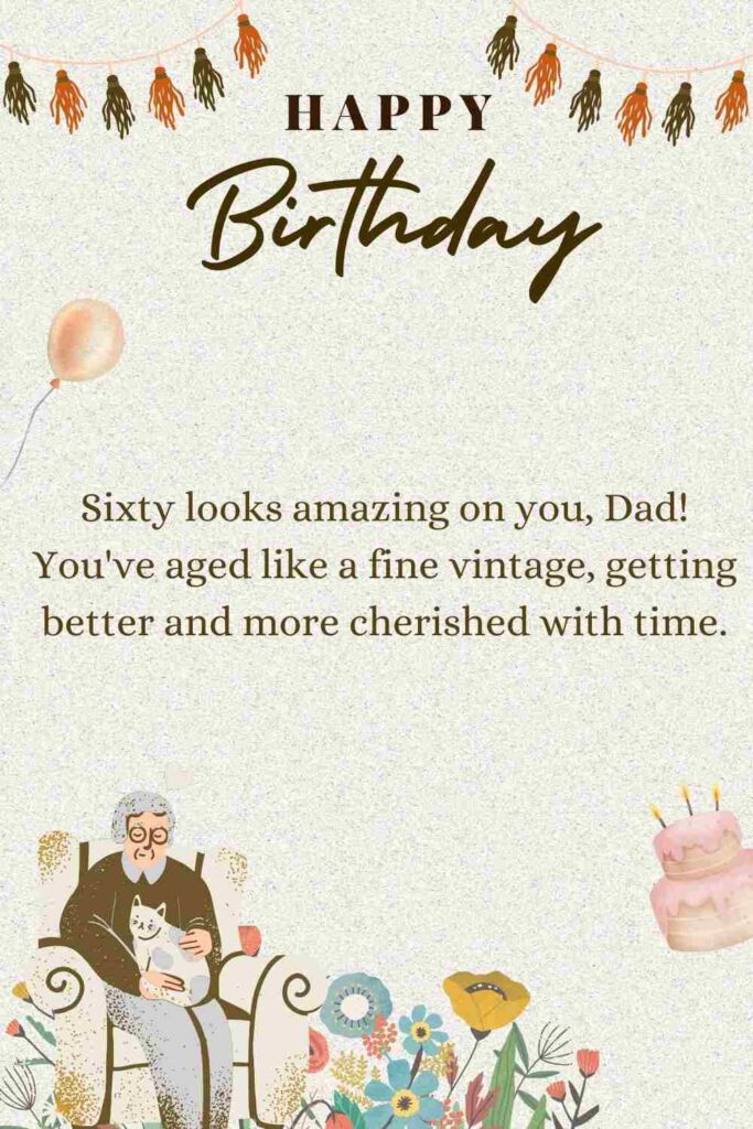 Dad-Happy 60th Birthday Wishes