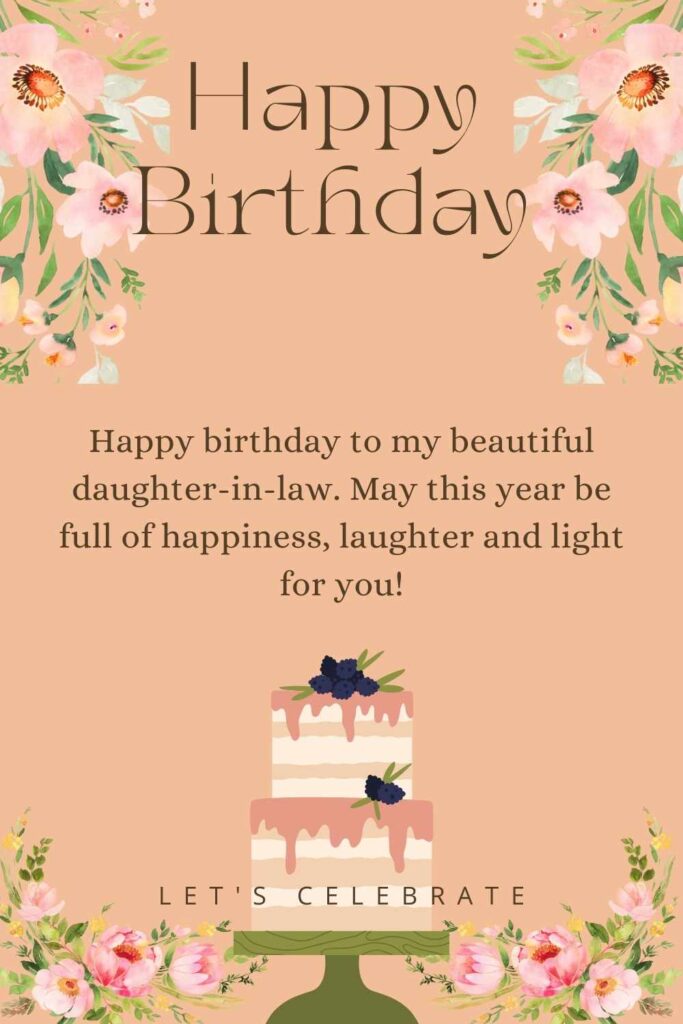Birthday Wishes Images For Daughter In Law Infoupdate