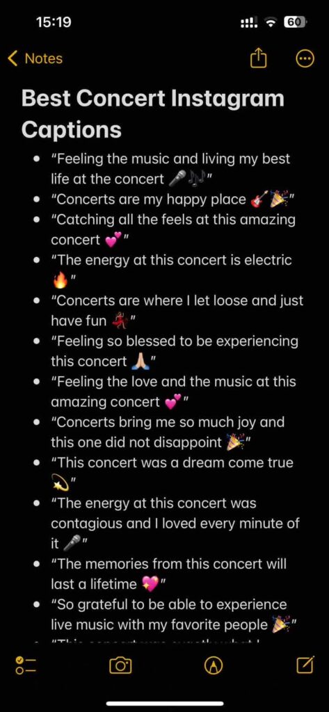 200 Engaging Concert Instagram Captions In 2025 Arvin