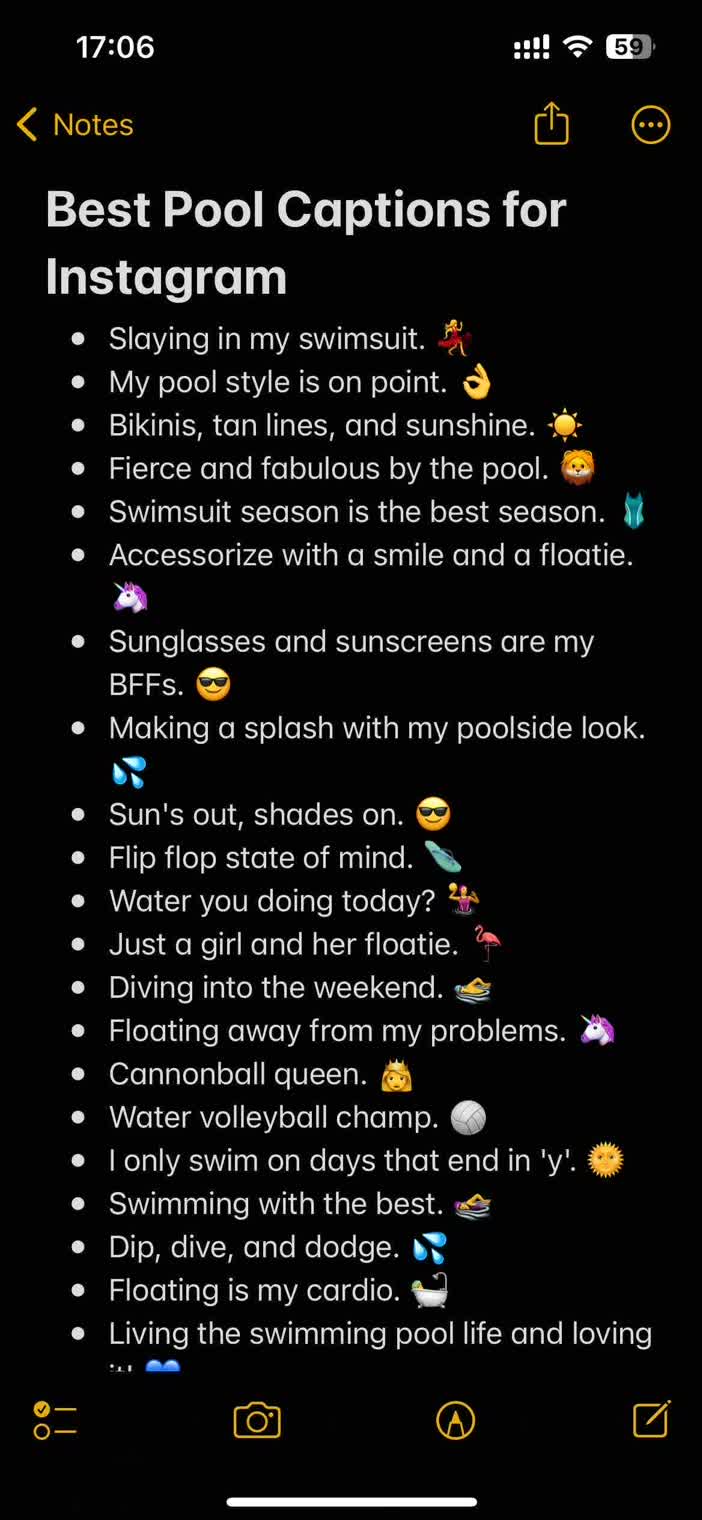 200+ Pool Captions for Instagram for Chill Vibes - Arvin