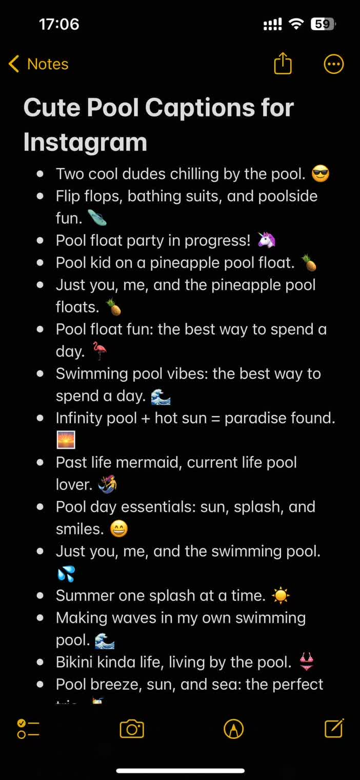 200+ Pool Captions for Instagram for Chill Vibes Arvin