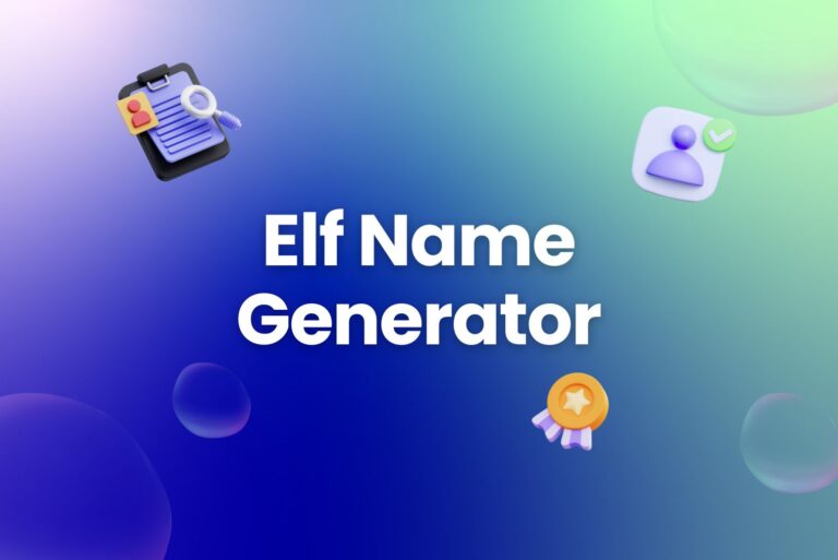 Elf Name Generator