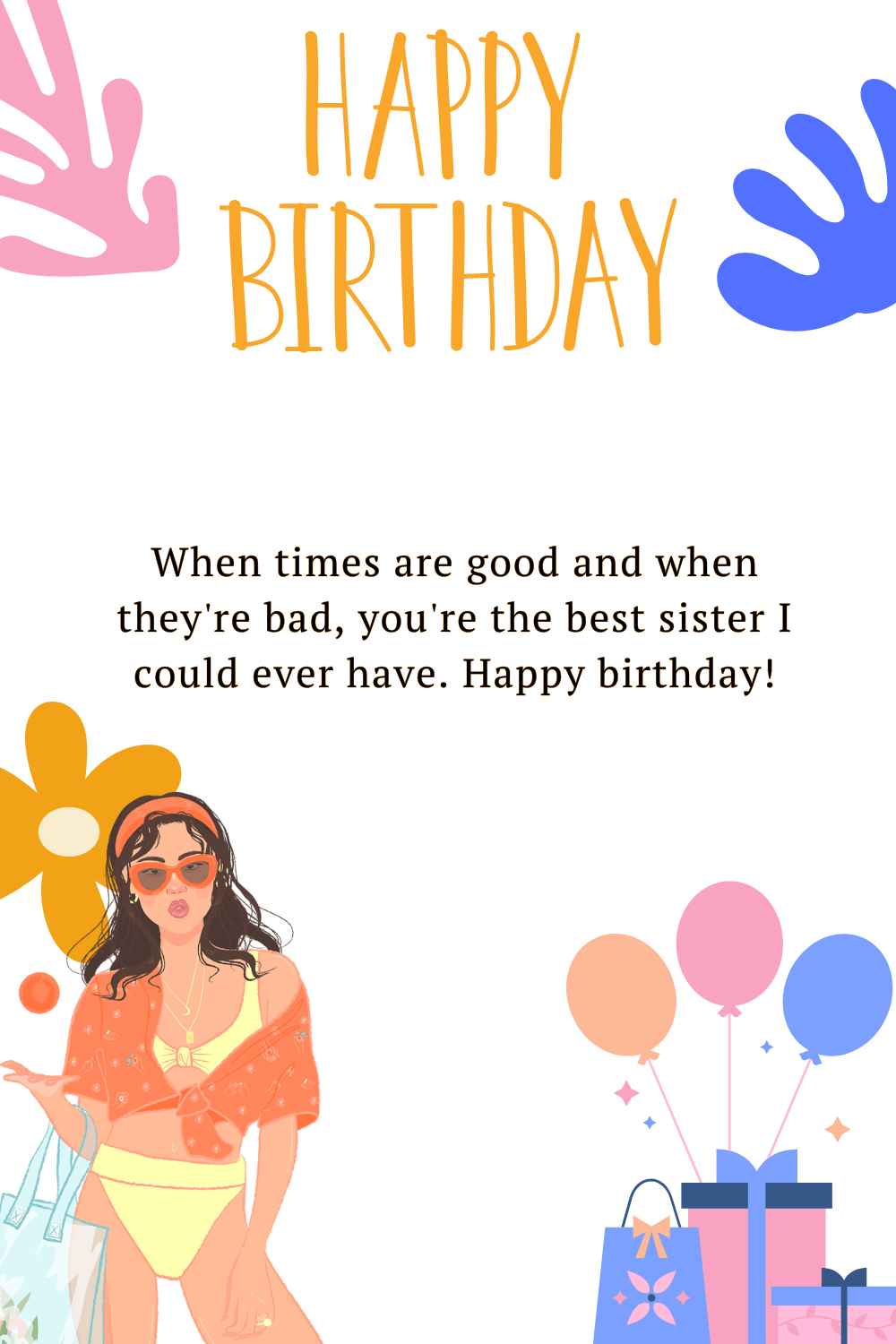 300+ Funny Birthday Wishes for Sister (2024) - Arvin