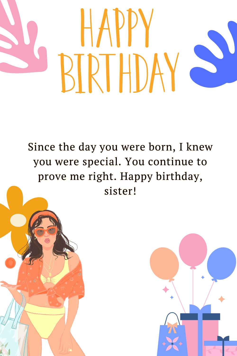 300+ Funny Birthday Wishes for Sister (2024) - Arvin