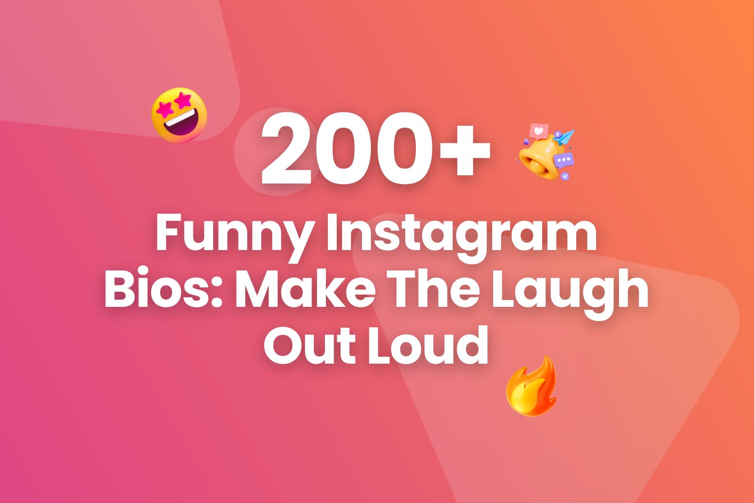 200+ Funny Instagram Bios Make The Laugh Out Loud