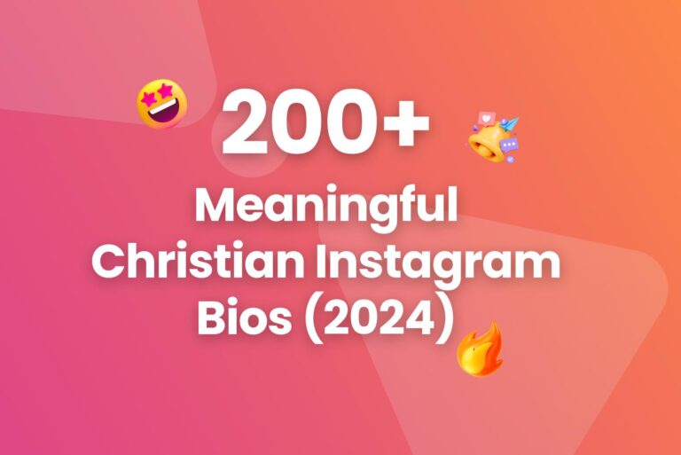 200+ Meaningful Christian Instagram Bios (2024)