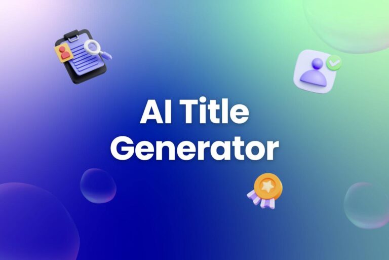 Free AI Title Generator | Best AI Writer Tools