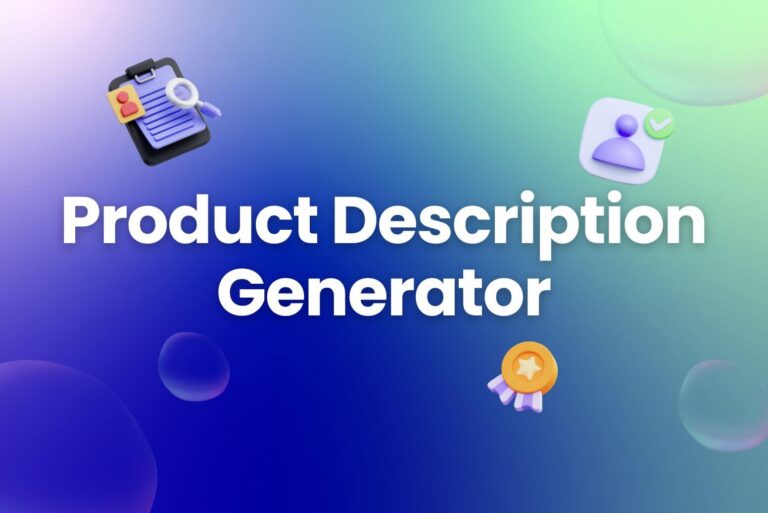 Product Description Generator | Free AI Writer Tools
