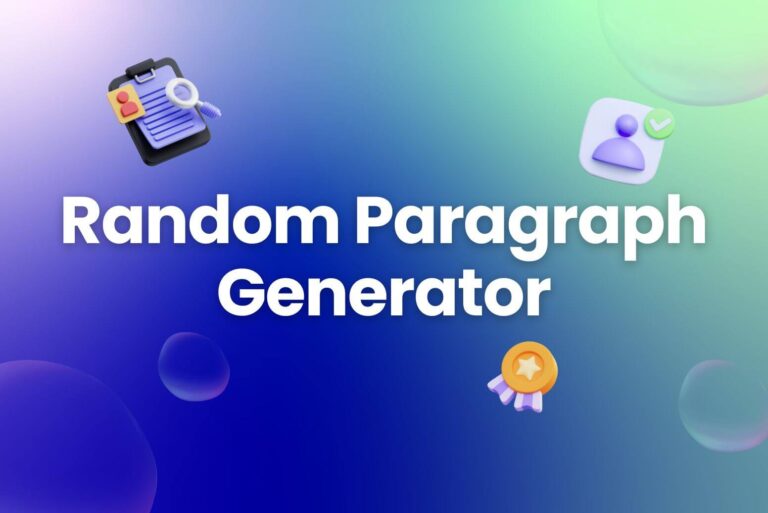 Random Paragraph Generator | Free AI Writer Tools