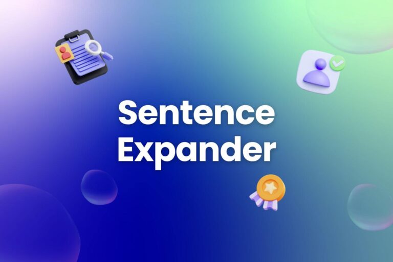 Sentence Expander | Free AI Writer Tools