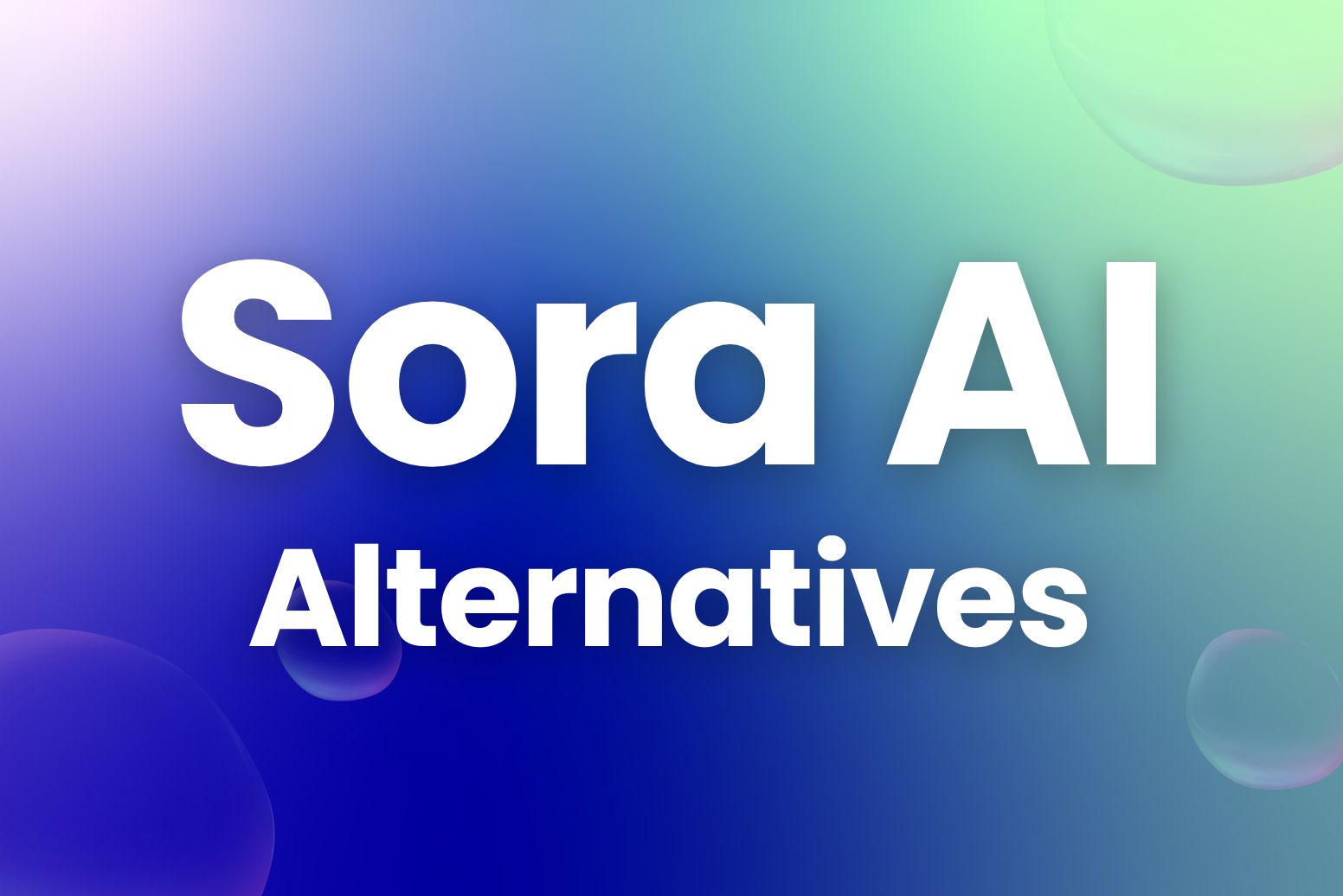 Sora AI Alternatives