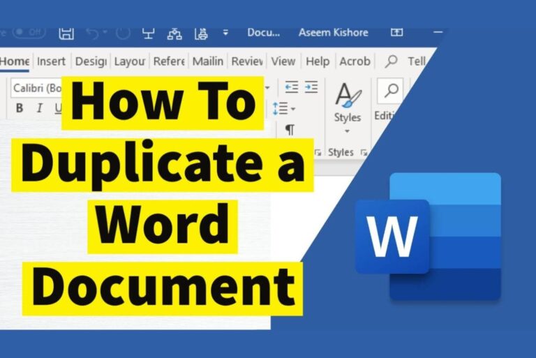 How to Make a Copy of a Word Document (2024)