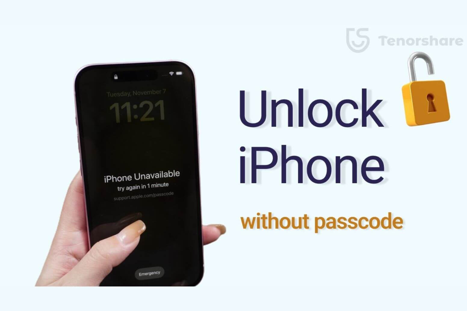 how to unlock iphone without passcode or face id