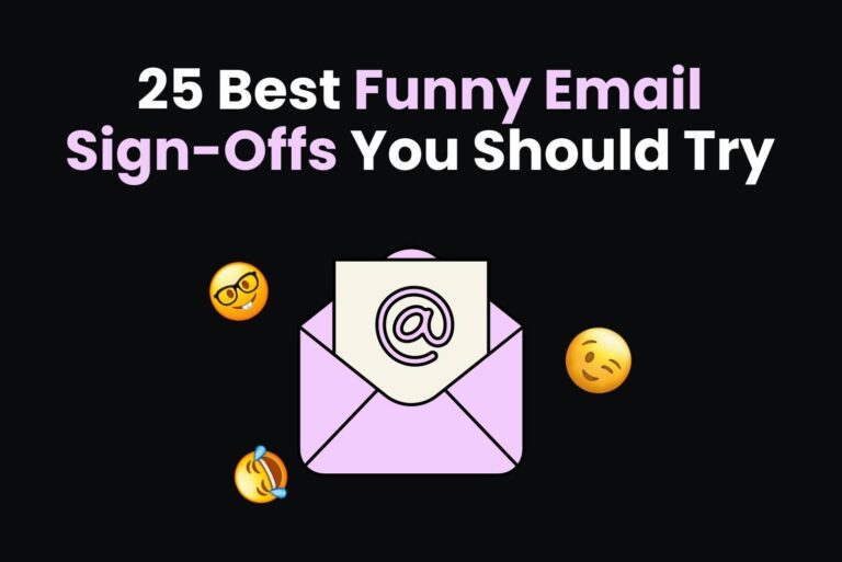 25 Best Funny Email Sign-Offs You Should Try