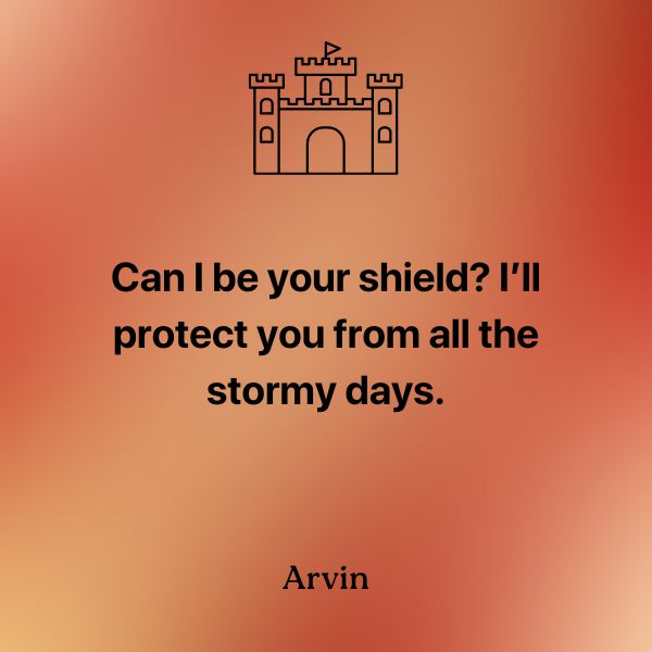 Can I be your shield?