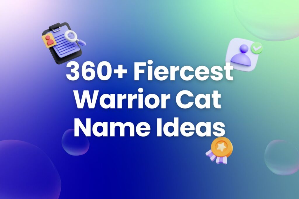 360+ Fiercest Warrior Cat Name Ideas Arvin