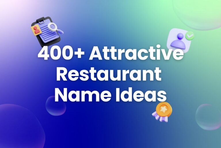 400+ Attractive Restaurant Name Ideas to Boost Up