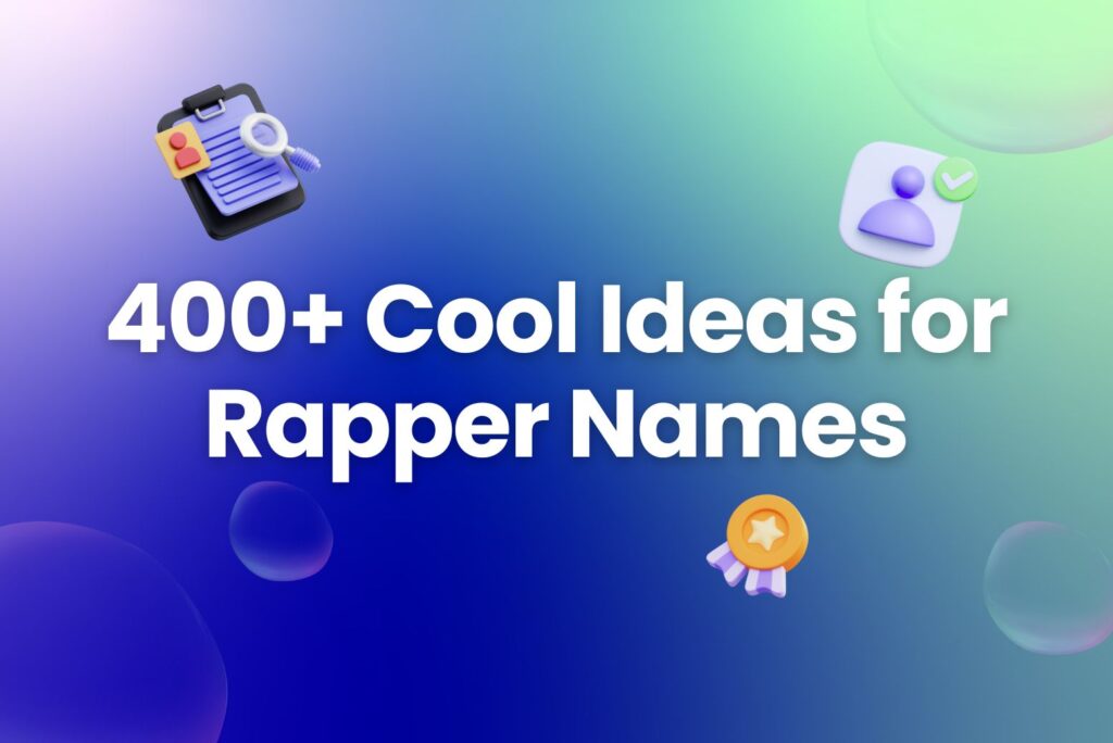 400+ Cool And Creative Ideas For Rapper Names - Arvin