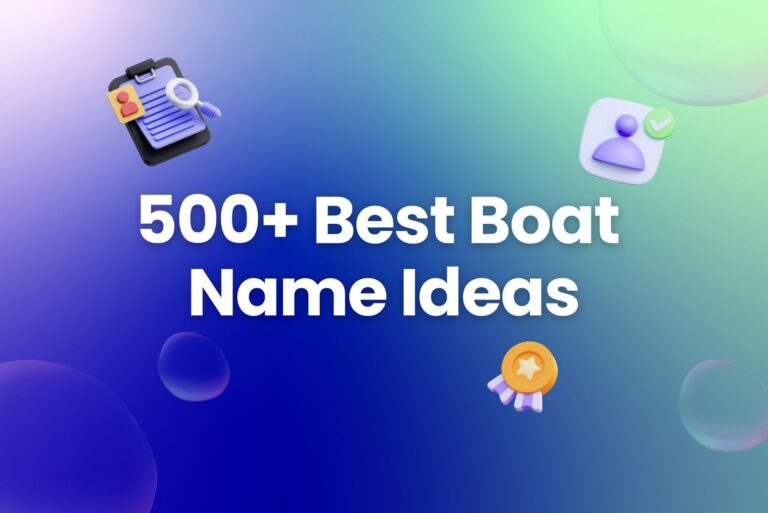 500+ Best Boat Name Ideas and Tips to Guide