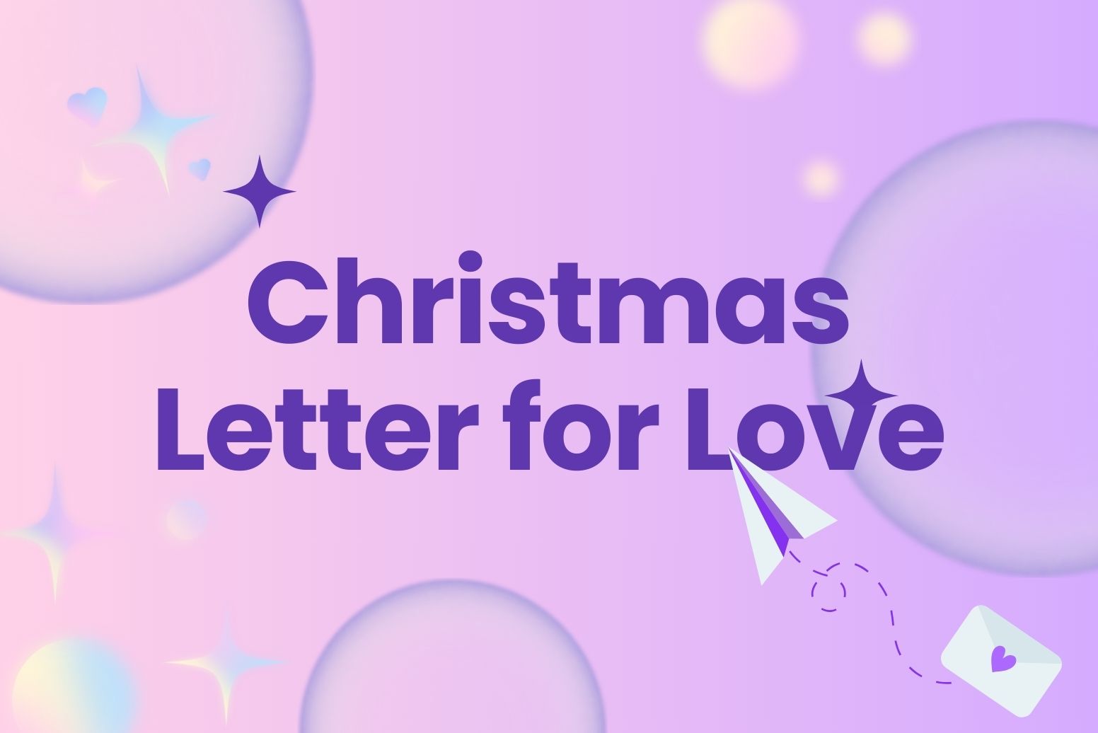 Christmas Letter for Love