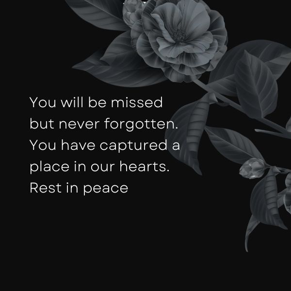 Long Funeral Flower Card Messages