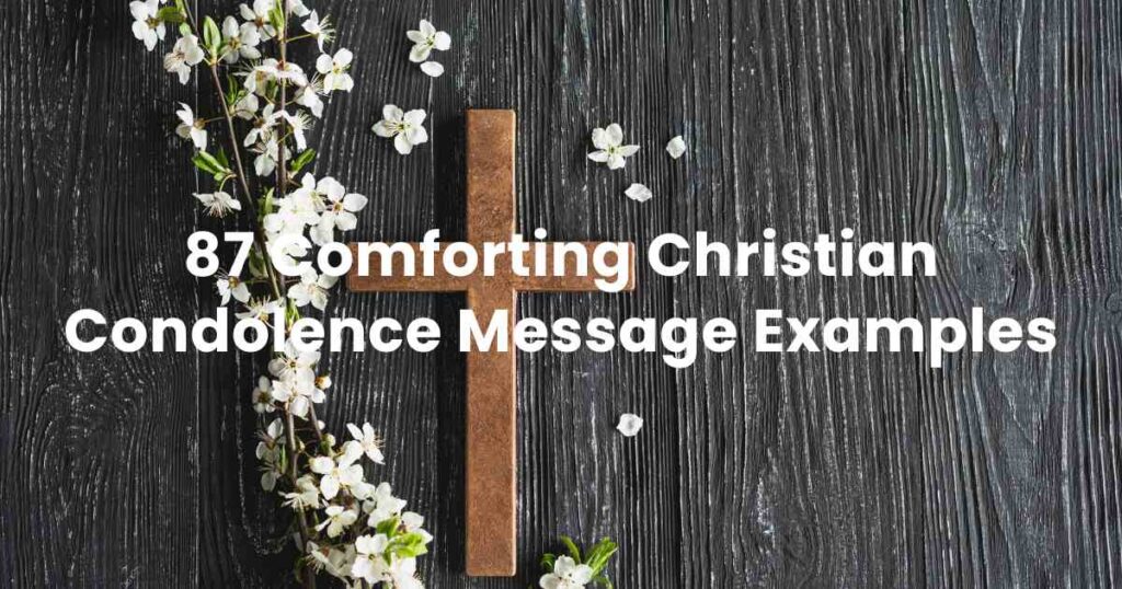 christian condolence message