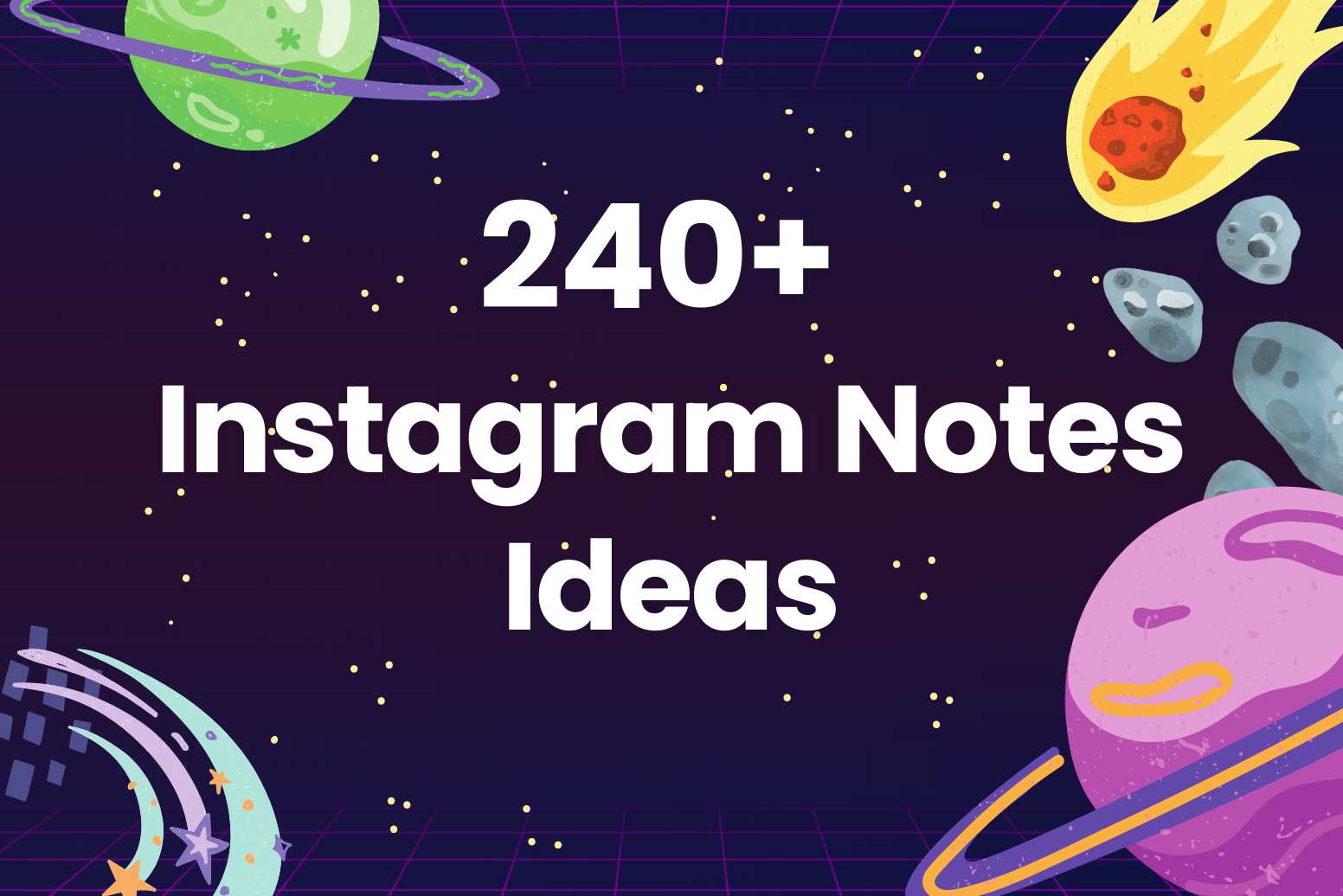 instagram notes ideas