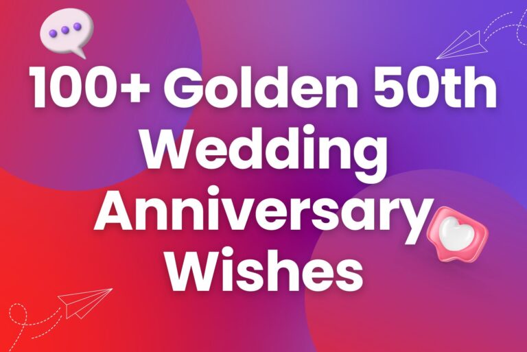 100+ Golden 50th Wedding Anniversary Wishes