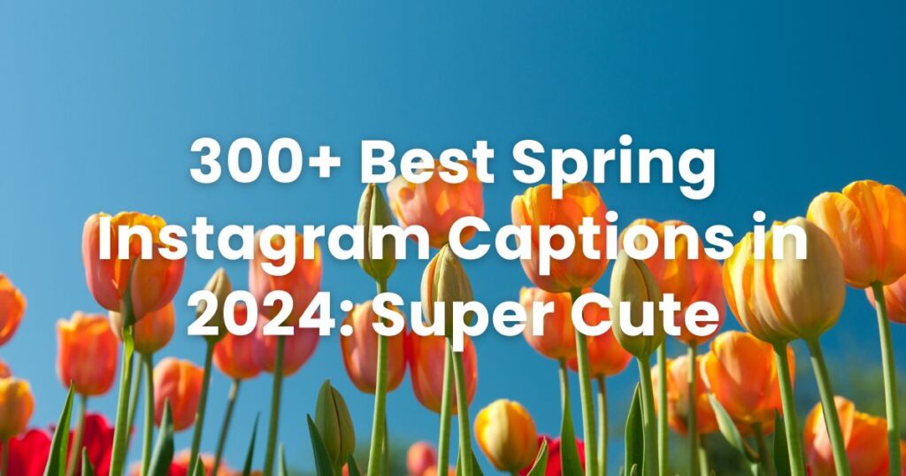 300+ Best Spring Instagram Captions in 2024: Super Cute