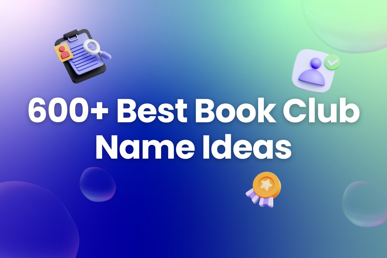 600+ Best Book Club Name Ideas