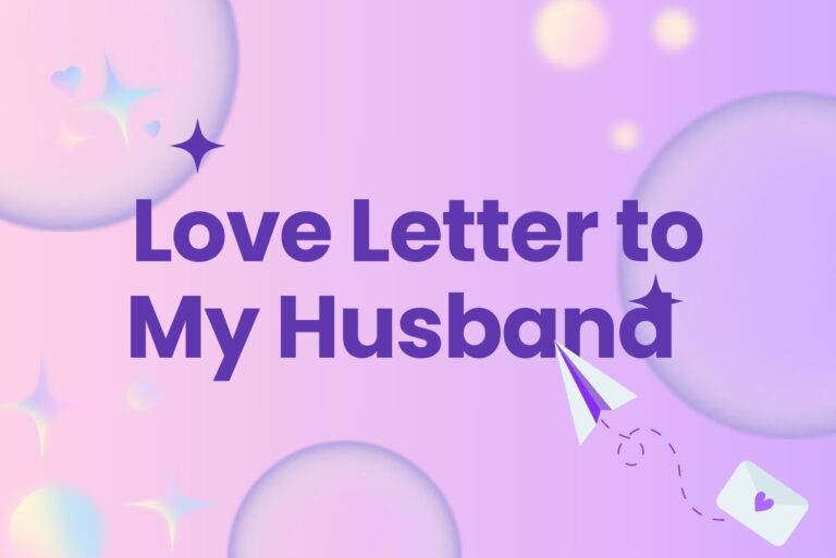 66 Love Letter to My Husband for Our Enduring Love