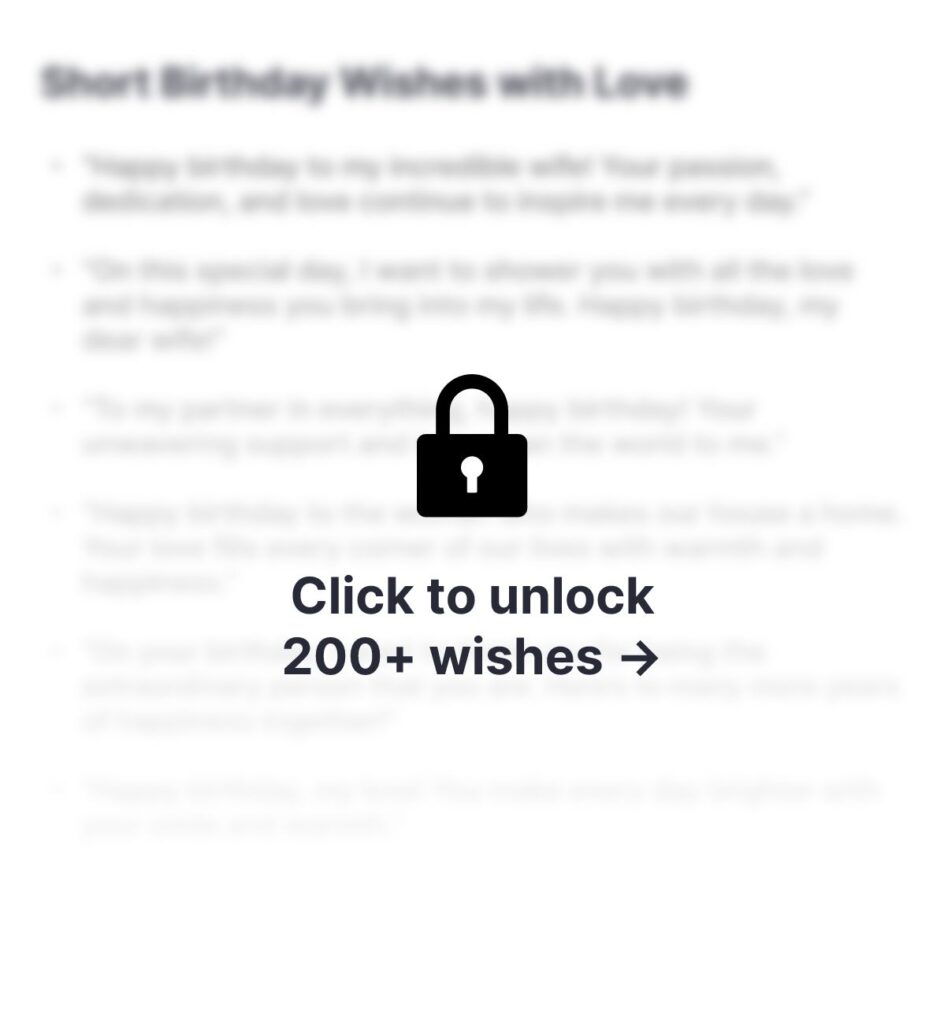 unlock birthday wishes