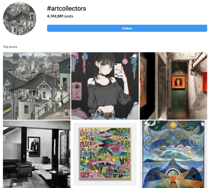 Art Hashtags-artcollectors