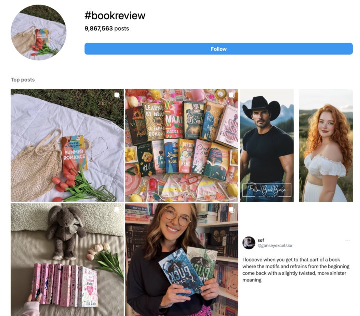 Bookstagram Hashtags-bookreview