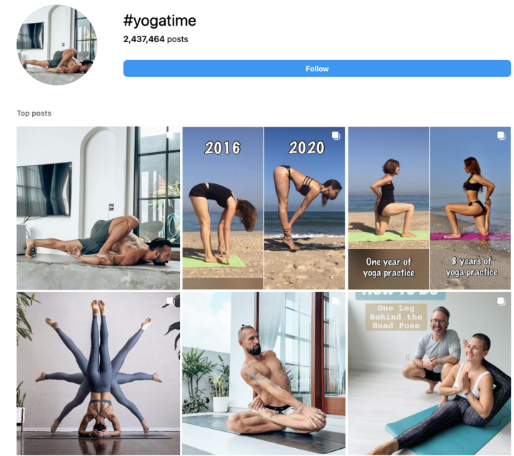 fitness hashtag-yogatime