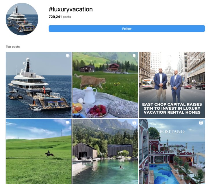 travel hashtags-luxury vacation