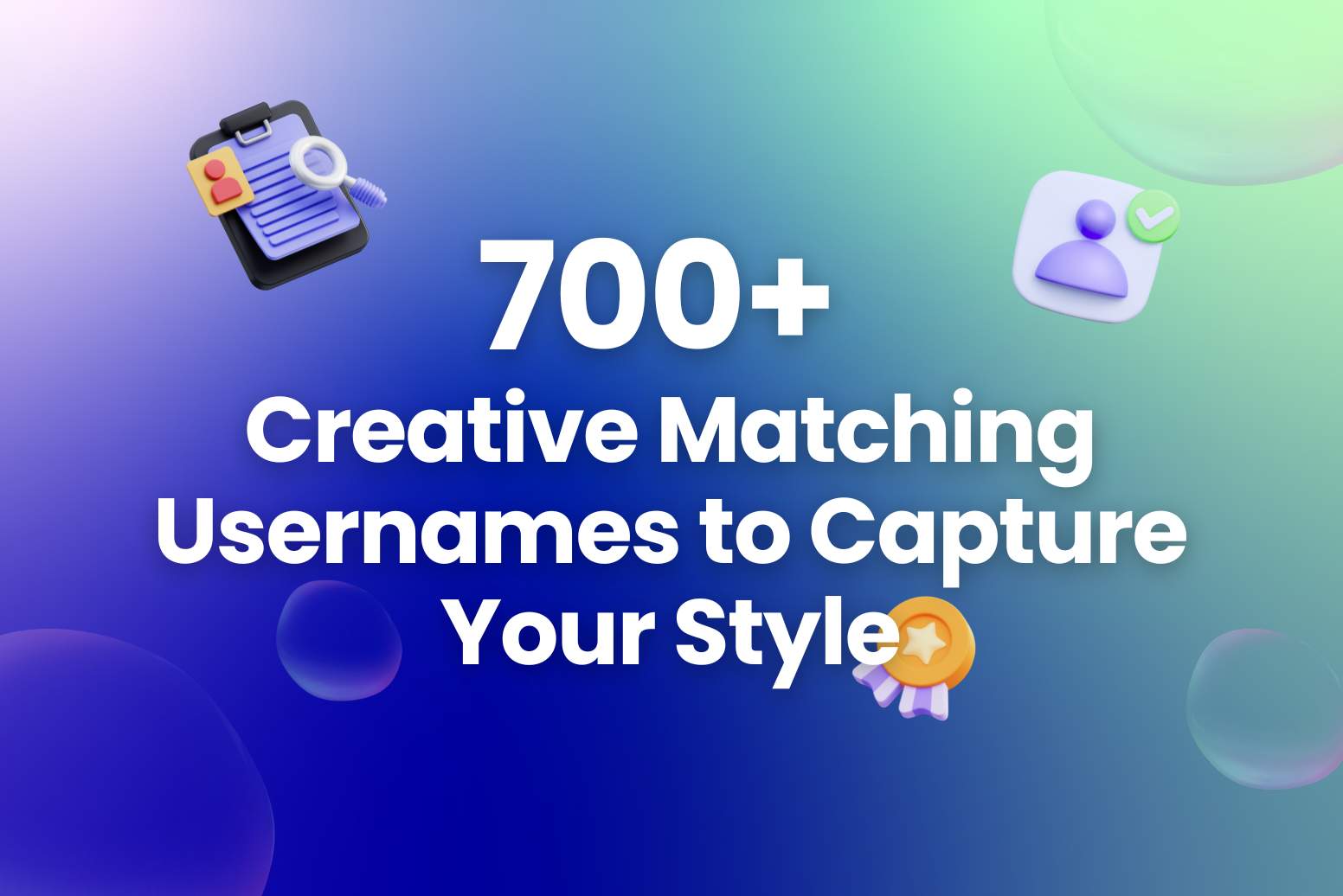 700+ Creative Matching Usernames to Capture Your Style