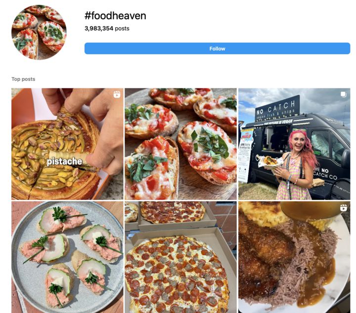 food hashtags-foodheaven